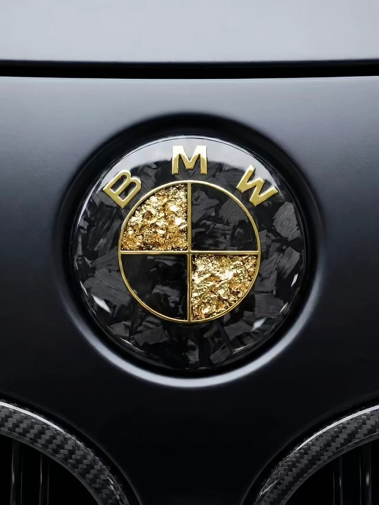 Forged Carbon Custom Badge — Foil Series